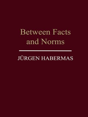 cover image of Between Facts and Norms